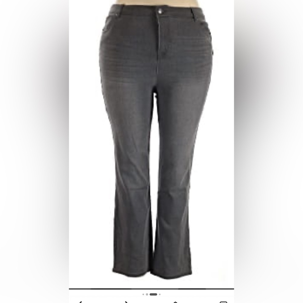 G by Giuliana Women's Boot Cut Jeans in Gray